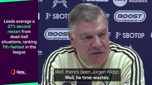 Allardyce slams Klopp and Ten Hag for time-wasting
