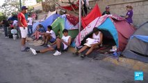 A horas del fin del Título 42, migrantes tramitan solicitud de asilo en EE. UU. legalmente