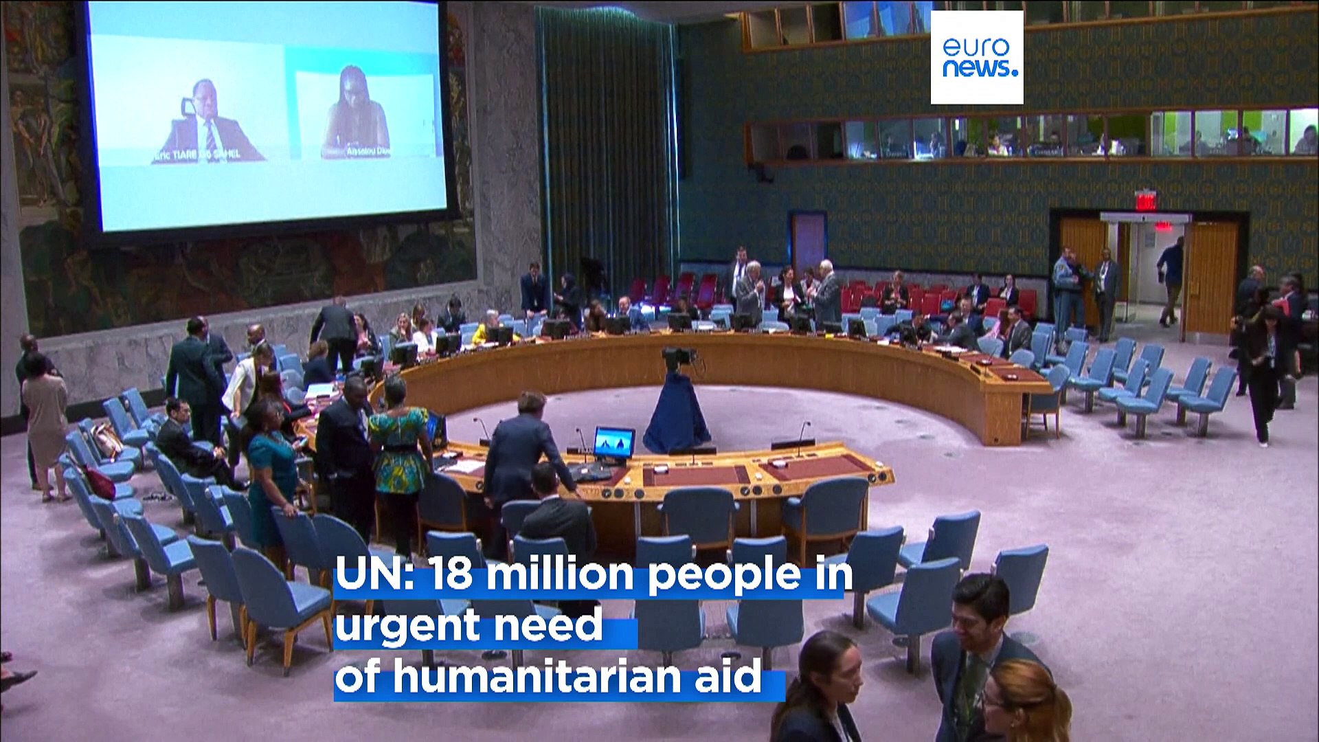 ⁣UN says it needs close to 3 billion euros for humanitarian aid for Sudan