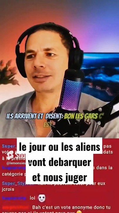 les aliens sont là, et ils nous jugent  Les aliens vont bien se foutre de notre gueule quand même non ? #devenirmeilleur #philosophie #mindset #reflexiondevie #sociologie #twitch #twitchfr