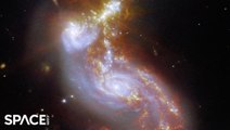 4K Galaxy Merger Seen From The James Webb Space Telescope