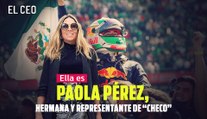 Ella es Paola Pérez, la hermana y representante de “Checo”