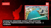 ADANA'DA ORGANİZE SANAYİ BÖLGESİ'NDE PLASTİK FABRİKASINDA KORKUTAN YANGIN - 2 YENİDEN