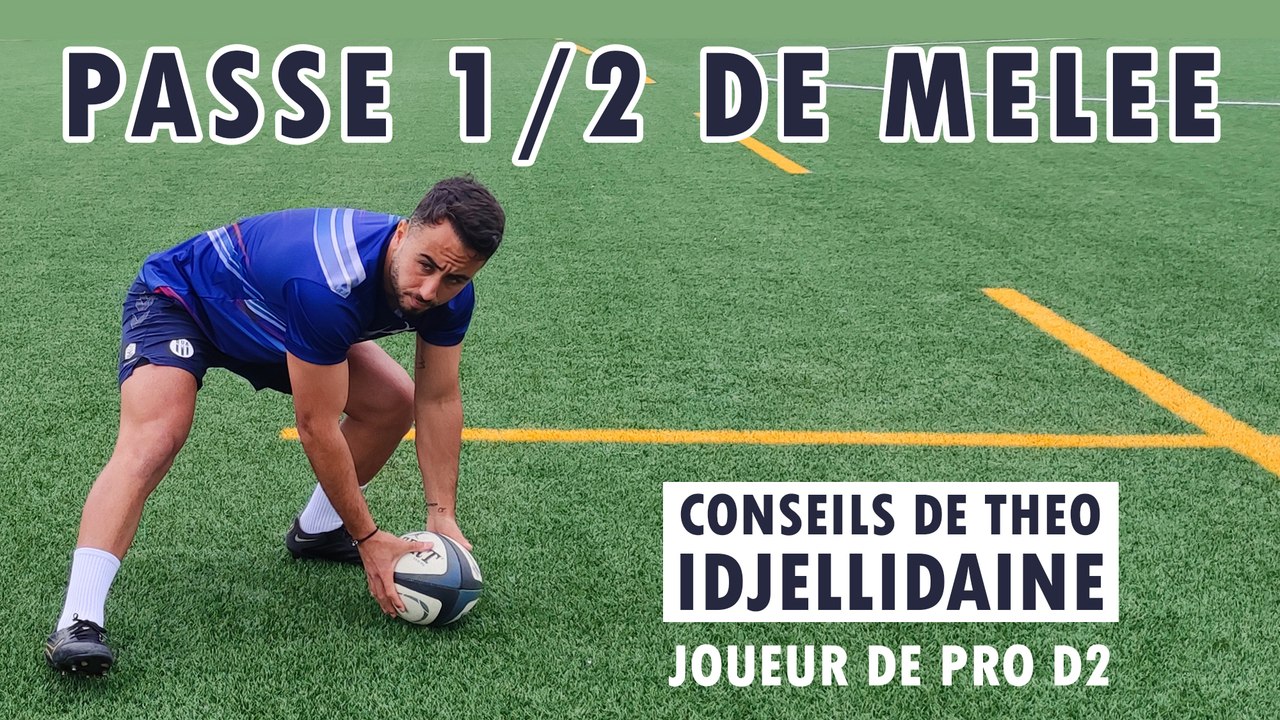  [RUGBY]  PASSE DE DEMI DE MELEE (feat. Théo Idjellidaine joueur de Prod2)
