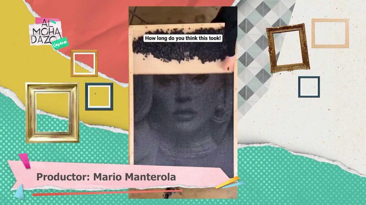 ¡Retrato hecho con puros dados!