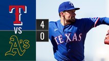 Resumen Rangers de Texas vs Atléticos de Oakland | MLB 11-05-2023