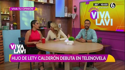 Hijo de Lety Calderón debuto en telenovela