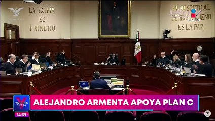 Alejandro Armenta apoya el "plan C" de López Obrador