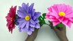 Beautiful Paper Flowers | School Craft Ideas | Paper Flower Making| Home Decor | Paper Craft | DIY