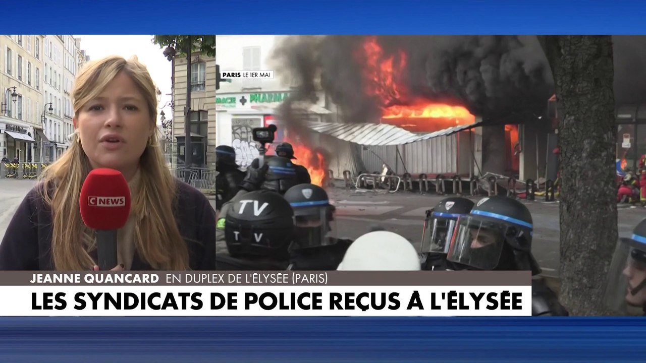 Violences du 1er-Mai : les syndicats policiers reçus ce vendredi à l'Elysée