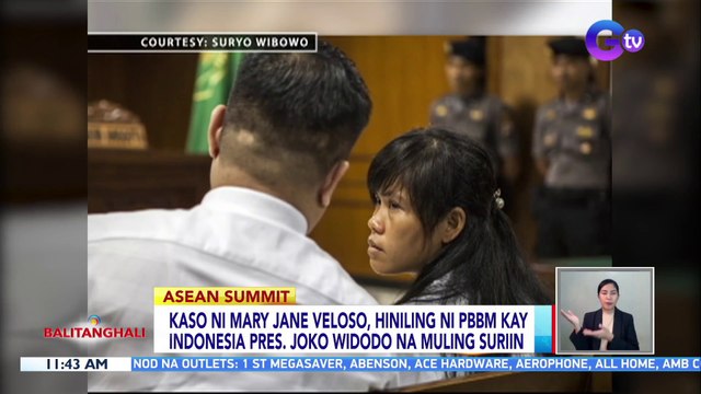 Kaso ni Mary Jane Veloso, hiniling ni PBBM kay Indonesia Pres. Joko Widodo na muling suriin | BT
