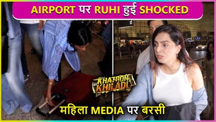 Ruhi Chaturvedi In Shock, Meets An Old Lady At The Airport
