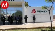 En Culiacán, productores bloquean Pemex; piden precios de garantía para maíz y trigo