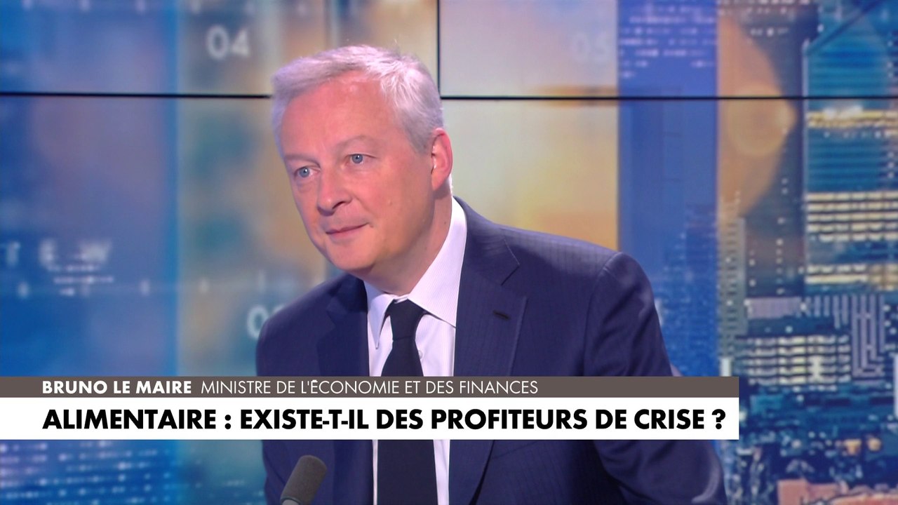 Bruno Le Maire : «Quand des multinationales gardent des marges importantes alors que nos compatriotes souffrent de l'inflation, je leur dis "faites un effort"»