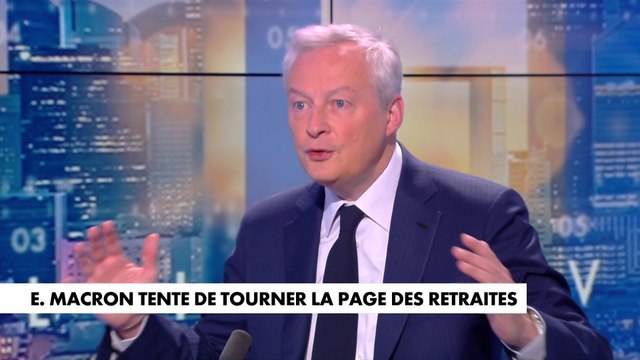 Bruno Le Maire à propos de la réforme des retraites : «Je souhaite maintenant que nous tournions la page et que nous nous engagions sur d'autres sujets»