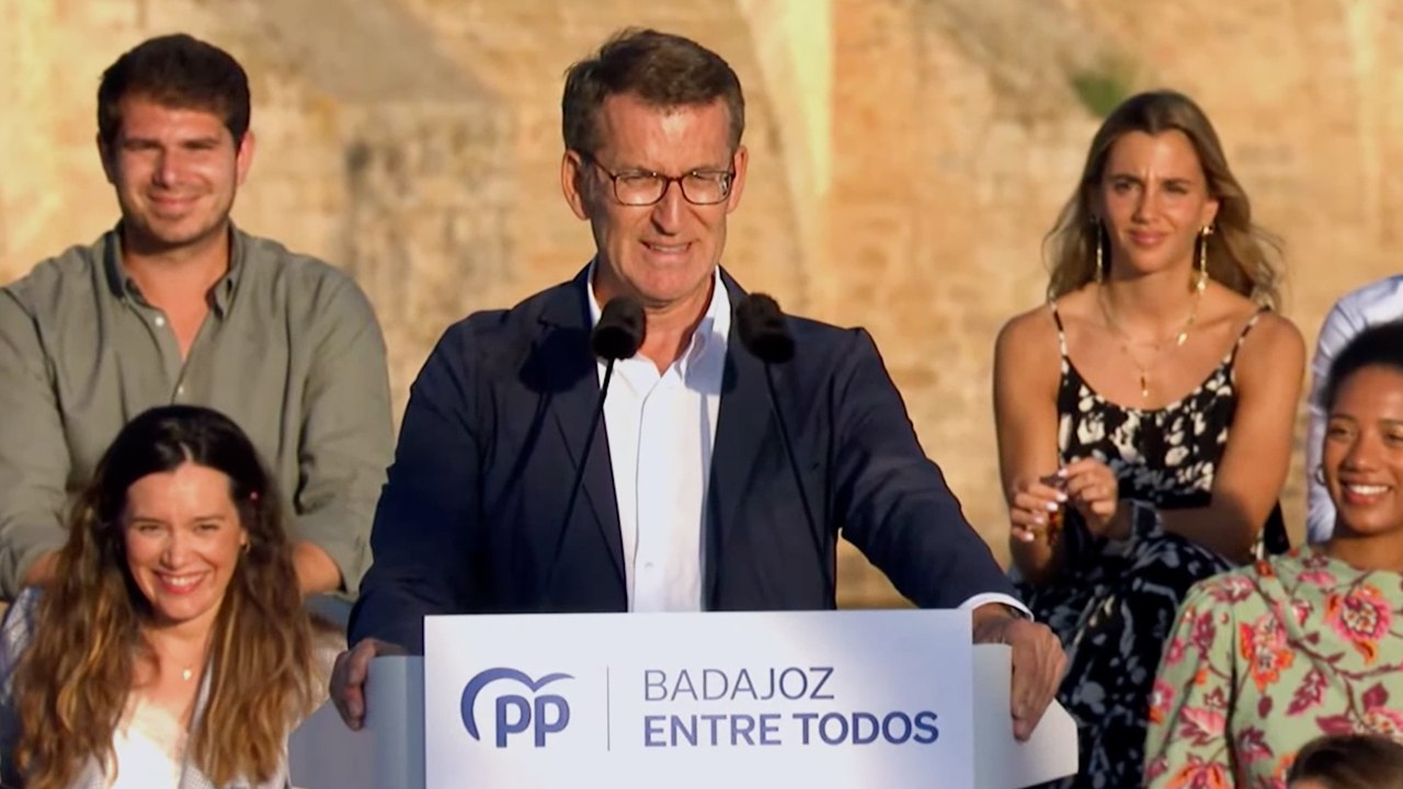 El gazapo de Feijoo al arranque de campaña