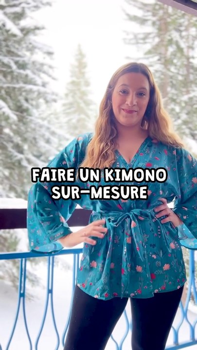 Je couds un KIMONO SUR-MESURE !