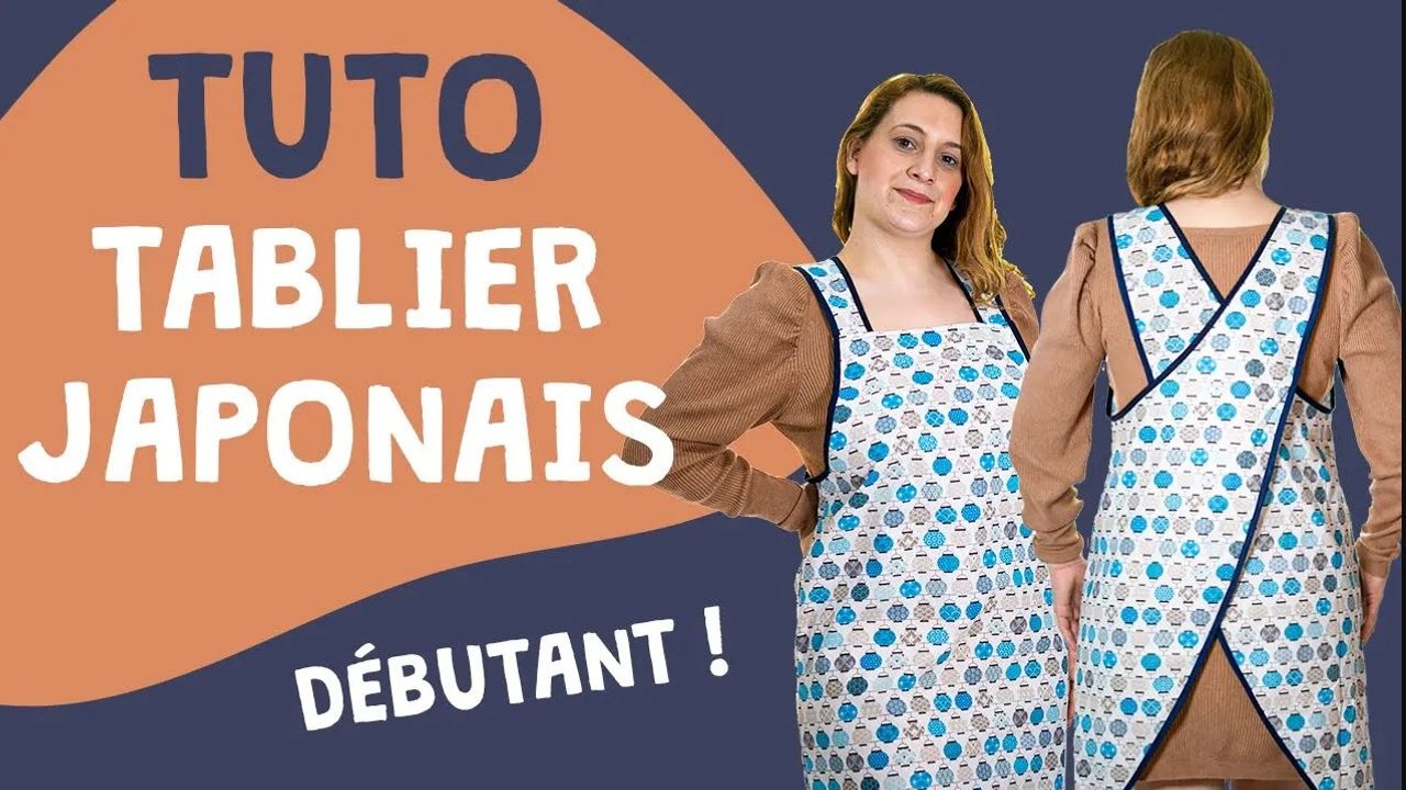  COUDRE UN TABLIER JAPONAIS - Patron gratuit !