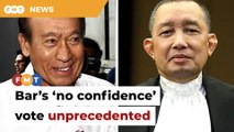Bar’s ‘no confidence’ vote against Idrus Harun unprecedented, says ex-AG