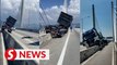 Second Penang Bridge traffic at standstill after trailer-car collision