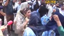 Islamabad high court ky bahir police ne Pti workrs ko hirasat main lena shuro kr diya | Public News | Breaking News | Pakistan Breaking News