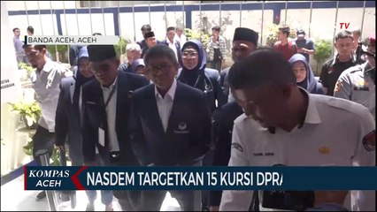 KIP Aceh Menerima Pendaftaran dari Partai Nasdem Aceh