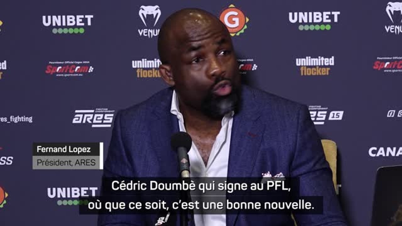 ARES 15 Lopez "Doumbè qui signe au PFL, c'est une bonne nouvelle