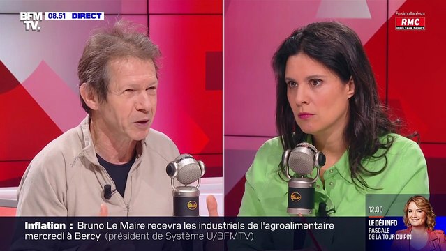 Apolline de Malherbe était aux commandes d'un nouveau numéro du Face à face , sur BFMTV