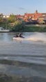 Jet Skis on Boston's River Witham