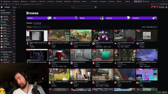 El streamer Asmongold sobre el éxito en Twitch