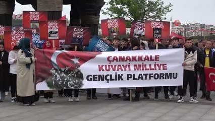 Çanakkale Kuva-yi Milliye Gençlik Platformu: "Emperyalistlere minnet etmeyi vizyon zannedenlere geçit yok"