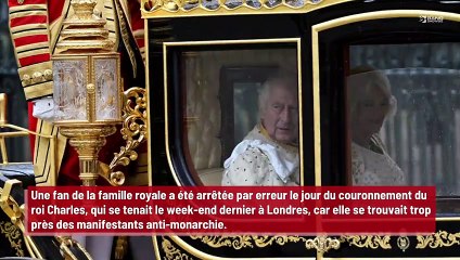 Une fan de la famille royale arrêtée par erreur car elle se situait trop près des manifestants anti-monarchie !