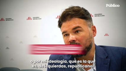 Gabriel Rufián: Sobre el independentismo