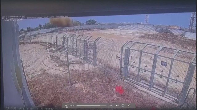 صور متداولة تظهر سقوط صاروخ أطلق من #غزة في #أشكول #فلسطين #العربية