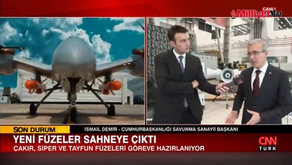 Savunma Sanayii Başkanı Demir canlı yayında açıkladı! Füzelerin 'ağır abisi' geliyor