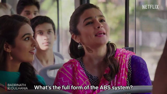 Alia Bhatt Takes Varun Dhawan's Class Badrinath Ki Dulhaniya Netflix India