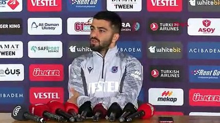 Trabzonsporlu futbolcu Umut Bozok'un açıklamaları (2)