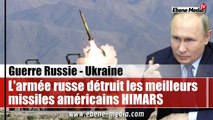 La Russie détruit les puissants missiles HIMARS américains grâce à sa nouvelle arme
