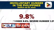 SWS survey: Bilang ng Pinoy na nakaranas ng gutom, bumaba