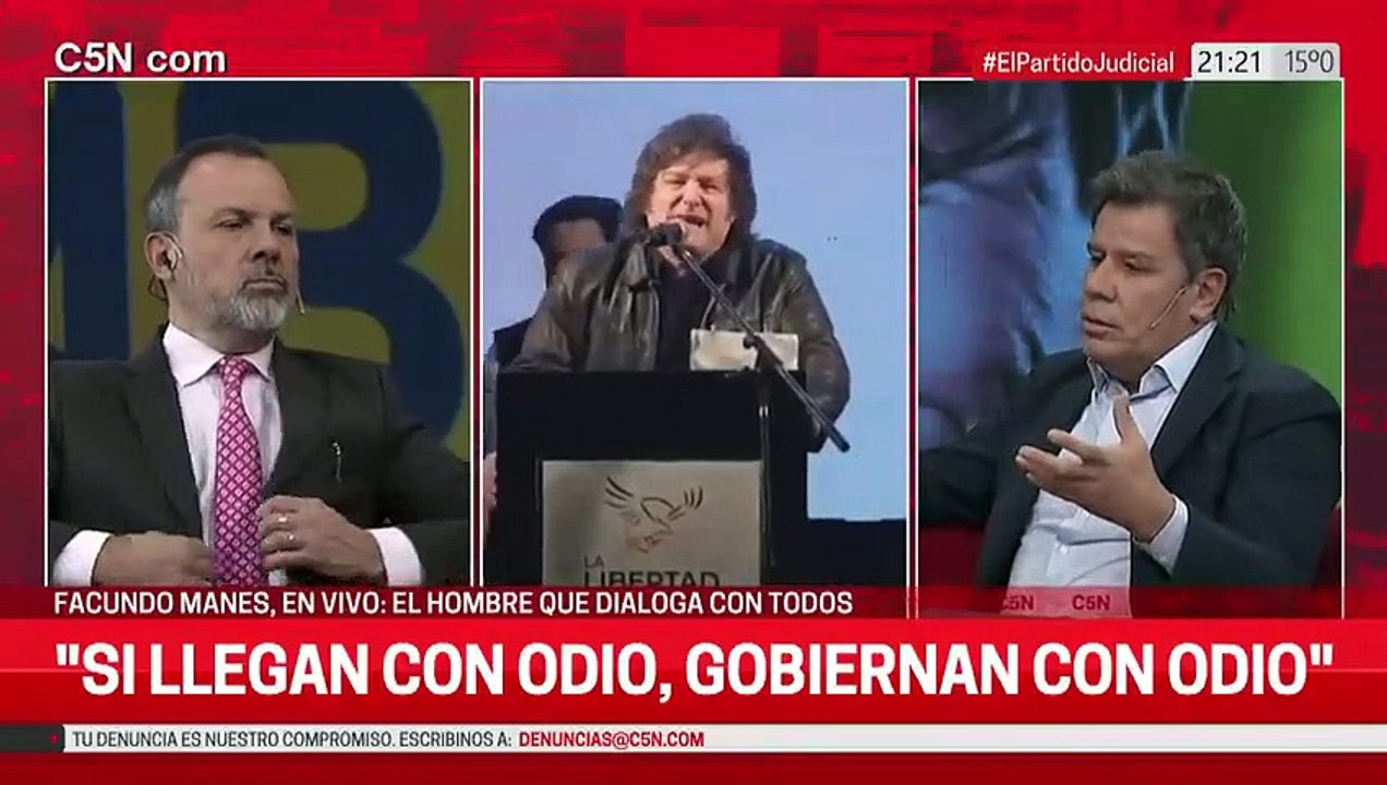 Facundo Manes criticó a Milei