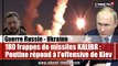 180 frappes de missiles KALIBR : La Russie répond à la contre-offensive ukrainienne