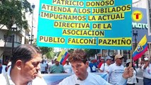 JUBILADOS DE LA ASOCIACIÓN PUBLIO FALCONÍ PAZMIÑO FUERON EXCLUIDOS SIN MOTIVO