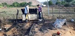 दौसा. आग में जिंदा जला वृद्ध, बचाने के प्रयास में पत्नी भी झुलसी