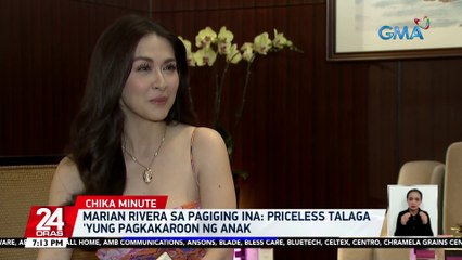 Marian Rivera sa pagiging ina: priceless talaga 'yung pagkakaroon ng anak | 24 Oras