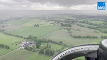 Pour contrôler ses lignes électriques en Bretagne, Enedis réalise des survols en hélicoptère