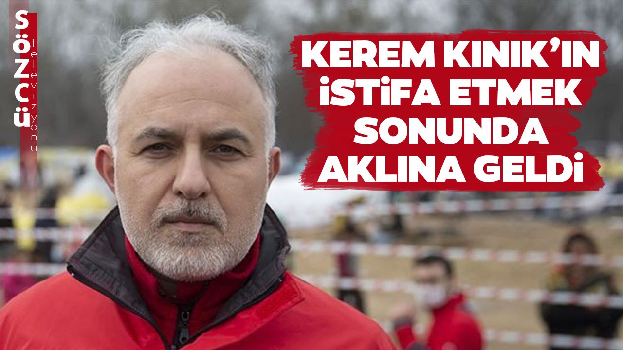 SON DAKİKA Kızılay Başkanı Kerem Kınık Sonunda...