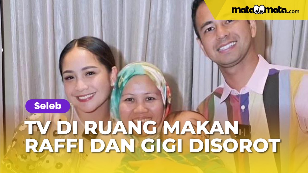 TV di Ruang Makan Raffi Ahmad dan Nagita Slavin...