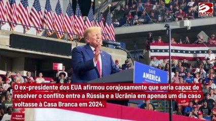 ’Resolvida em 24 horas’, diz Trump sobre guerra na Ucrânia caso seja eleito
