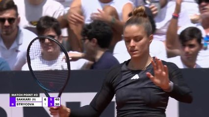 Rome - Sakkari passe sans forcer face à Strycova