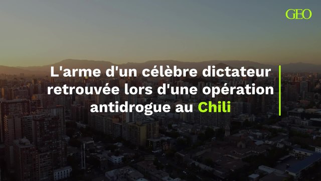 Chili : l’arme d’un célèbre dictateur retrouvée lors d’une opération antidrogue
